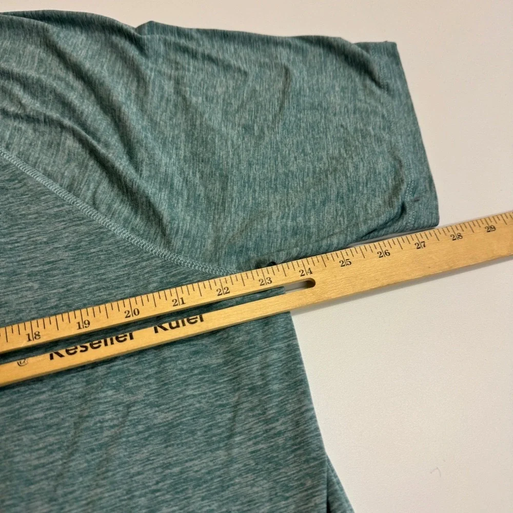 J Crew Shirt Mens XL Green‎ Blue Henley Active Performance Summer